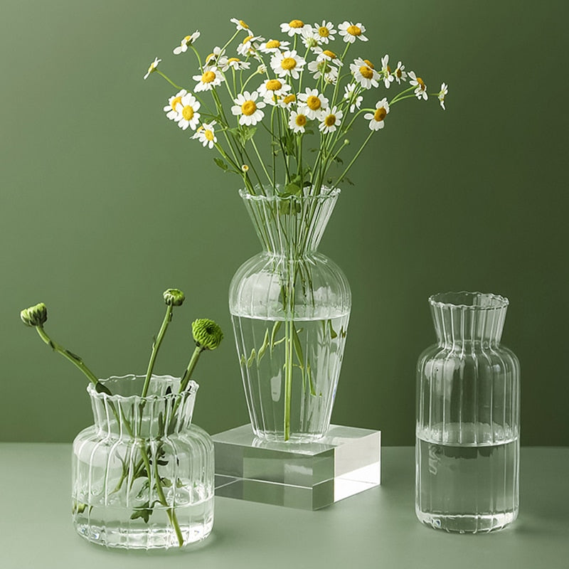 Junips | Petal-Textured-Glass Accents & Vases