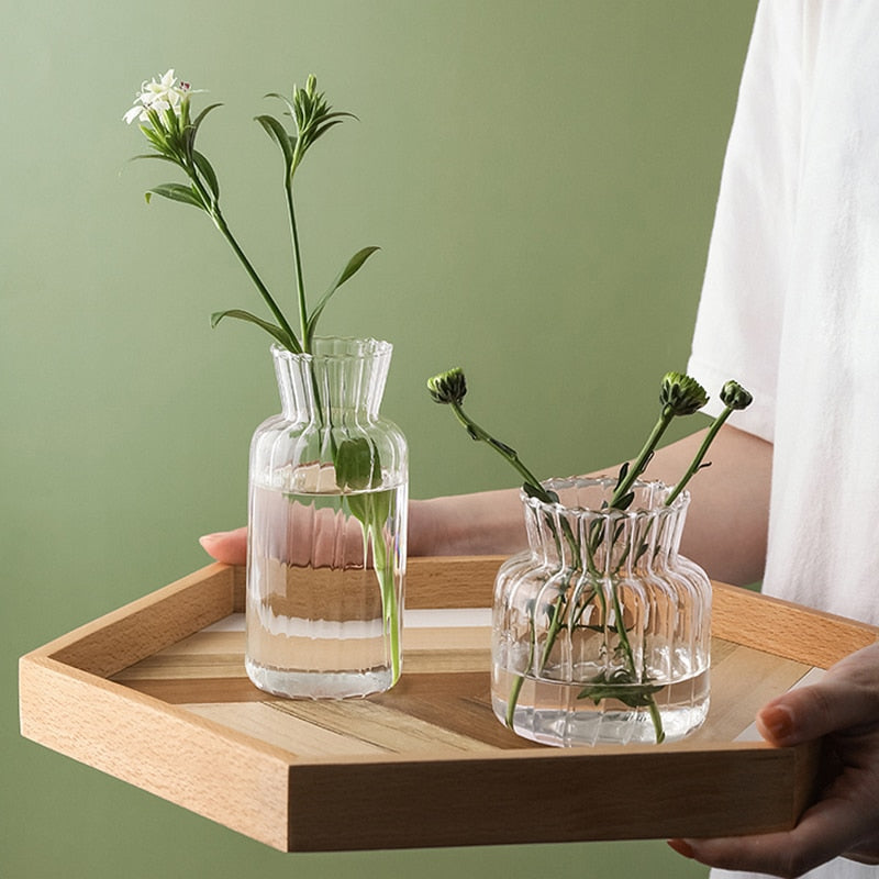 Junips | Petal-Textured-Glass Accents & Vases