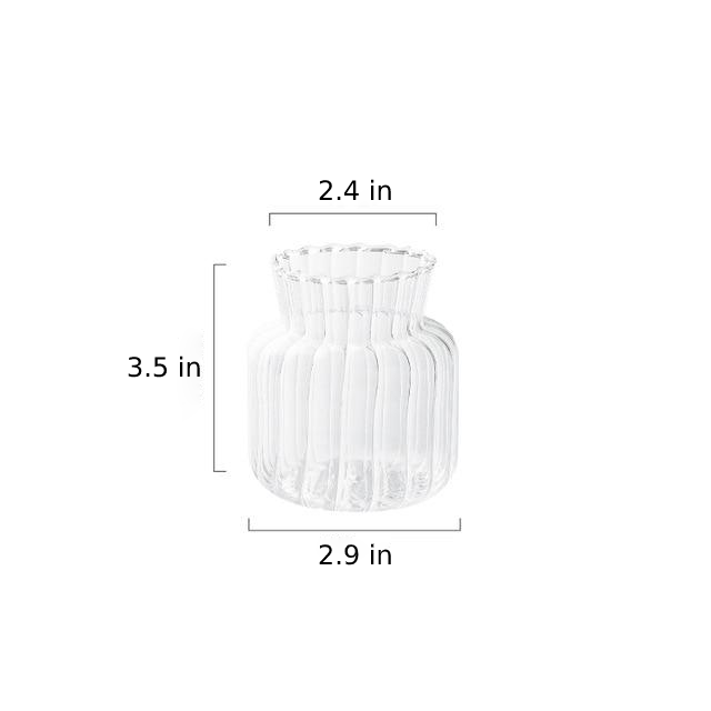 Junips | Petal-Textured-Glass Accents & Vases