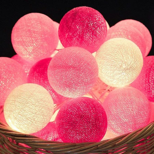 Junips | Ballton - Cotton glowing ball swing | Various color combinations