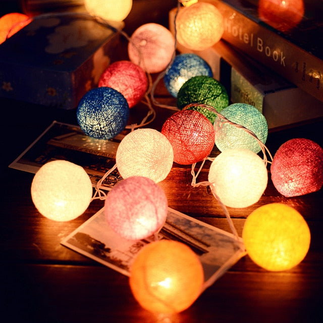 Junips | Ballton - Cotton glowing ball swing | Various color combinations