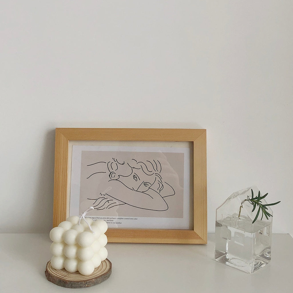Junips | Cube Soy Wax White Candle