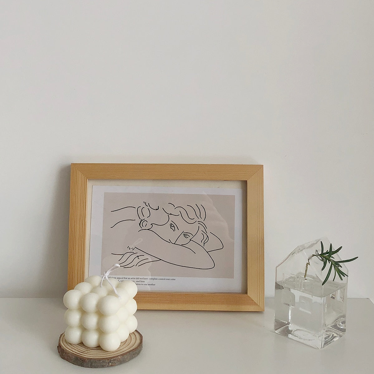 Junips | Cube Soy Wax White Candle