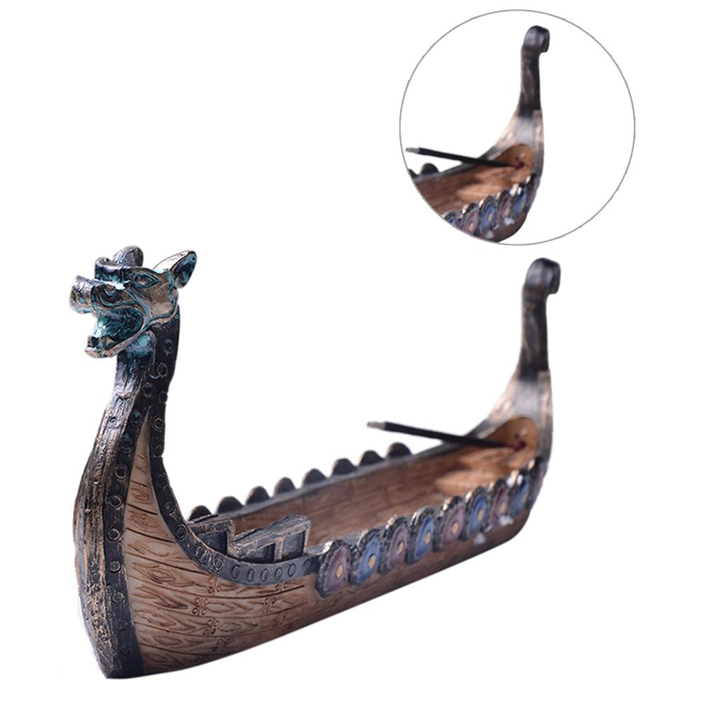 Junips | Retro Dragon Boat Incense Holder