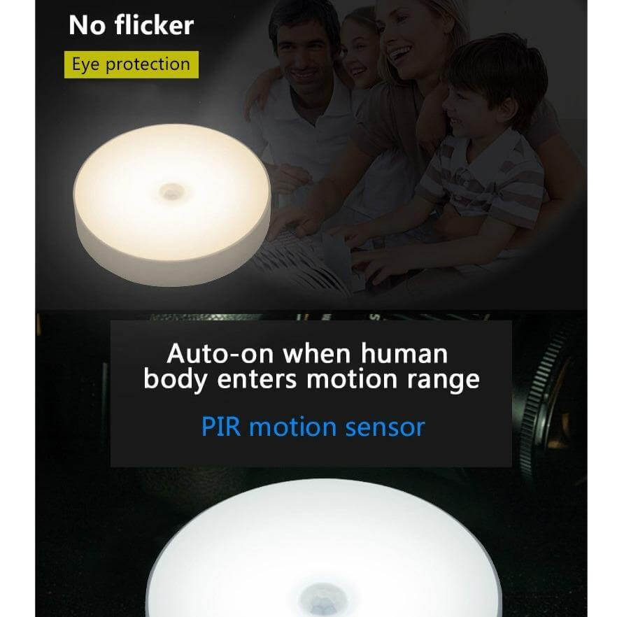 Junips | Rechargeable Motion Sensor LED USB Night Light