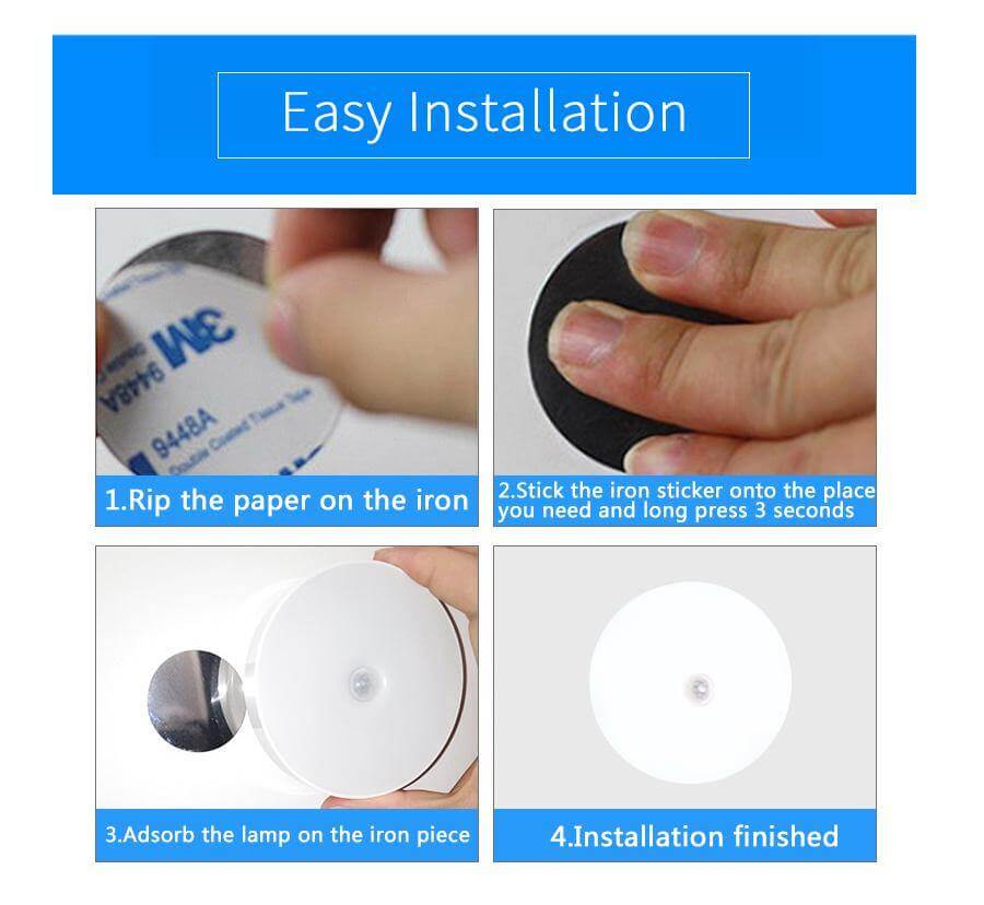 Junips | Rechargeable Motion Sensor LED USB Night Light