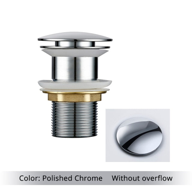 Junips | Polished Brass Bathroom Sink Drains