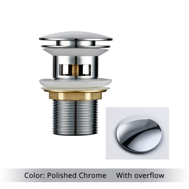 Junips | Polished Brass Bathroom Sink Drains