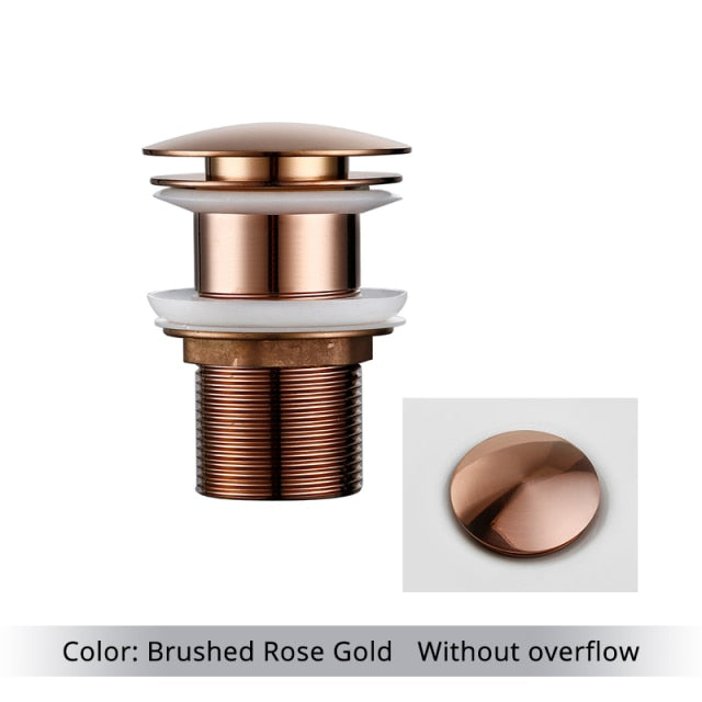 Junips | Polished Brass Bathroom Sink Drains