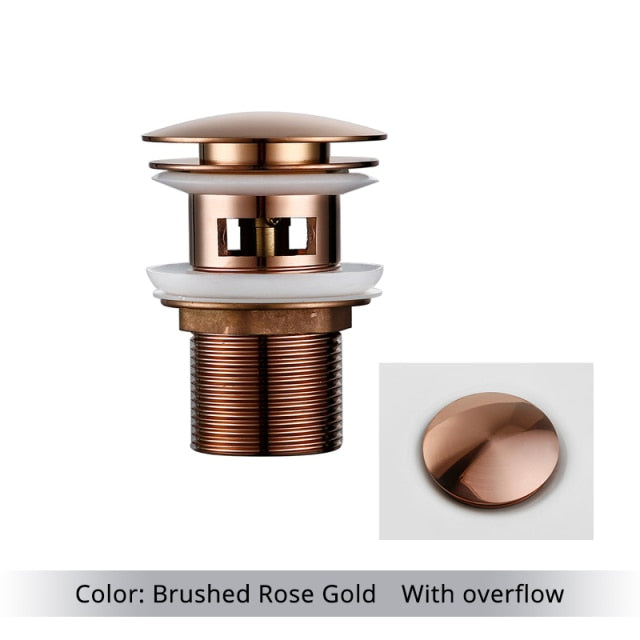 Junips | Polished Brass Bathroom Sink Drains