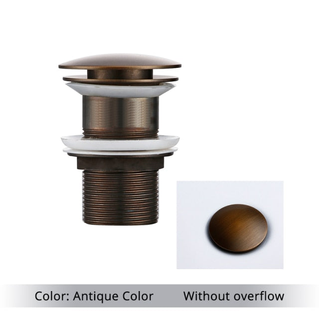 Junips | Polished Brass Bathroom Sink Drains