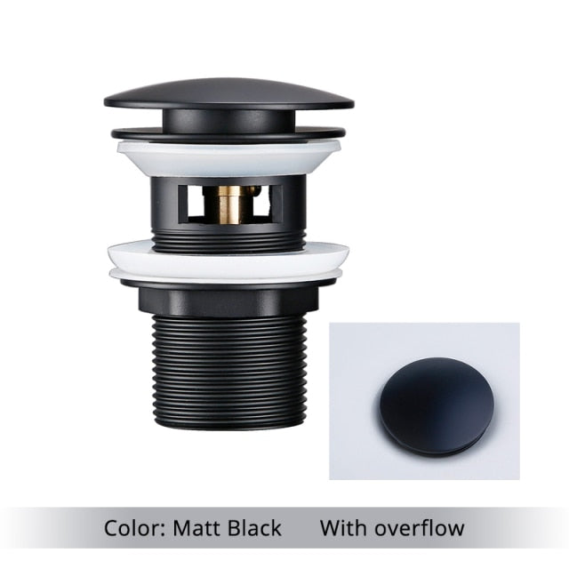 Junips | Polished Brass Bathroom Sink Drains