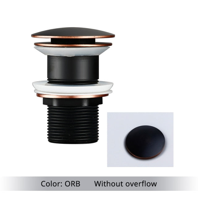 Junips | Polished Brass Bathroom Sink Drains