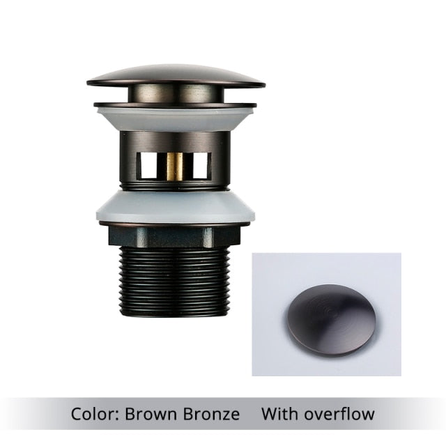 Junips | Polished Brass Bathroom Sink Drains