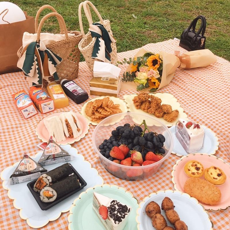 Junips | Clementine Gingham Picnic Blanket