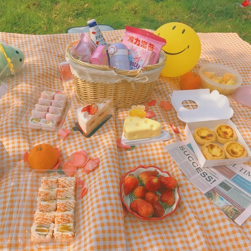 Junips | Clementine Gingham Picnic Blanket