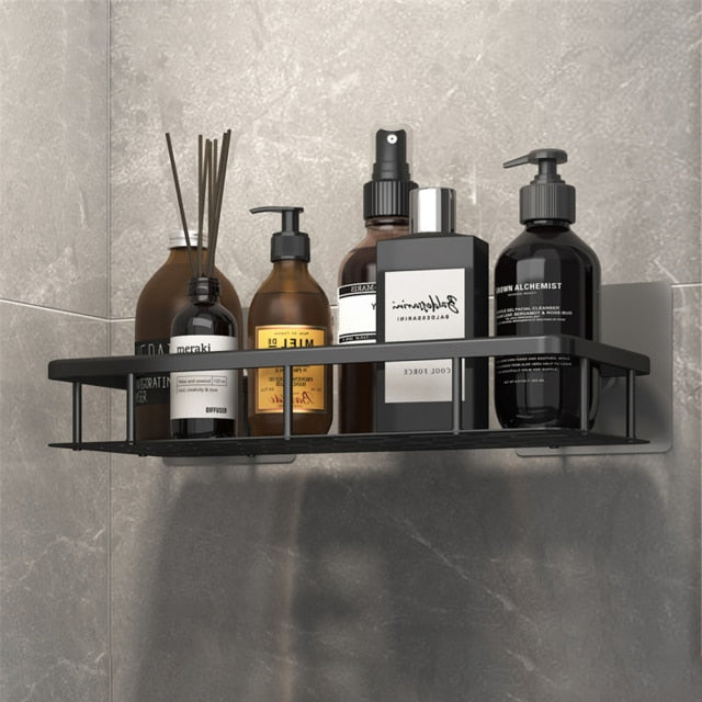 Junips | Metal Suction Cup Bathroom Shelves