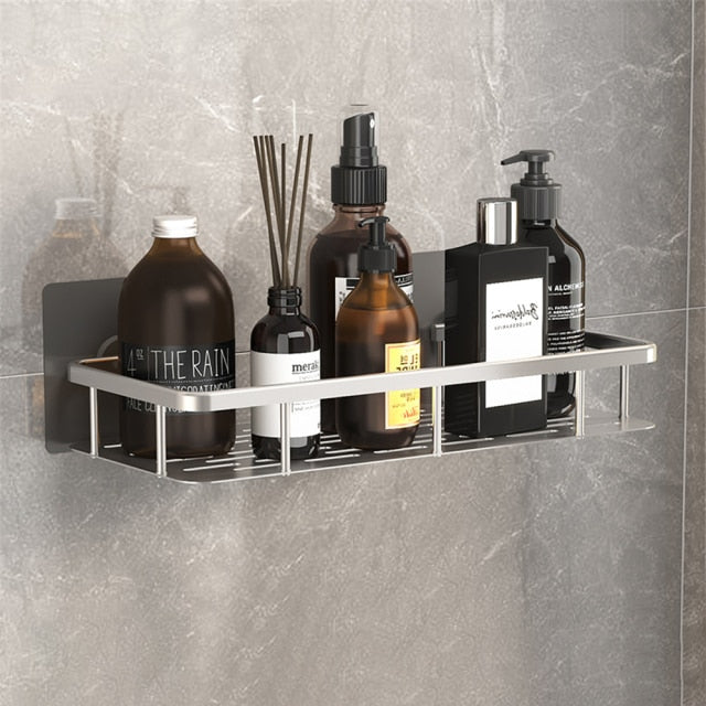 Junips | Metal Suction Cup Bathroom Shelves