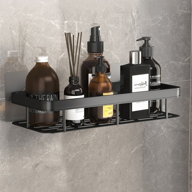 Junips | Metal Suction Cup Bathroom Shelves