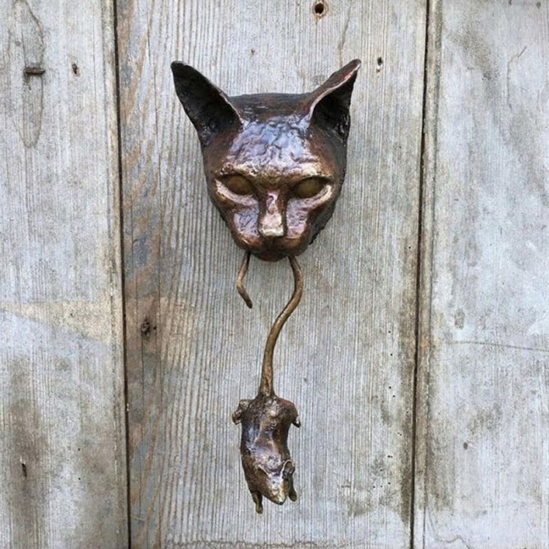Junips | Creative Cat and Mouse Metal Door Knocker