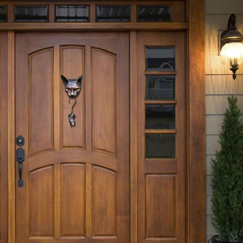 Junips | Creative Cat and Mouse Metal Door Knocker