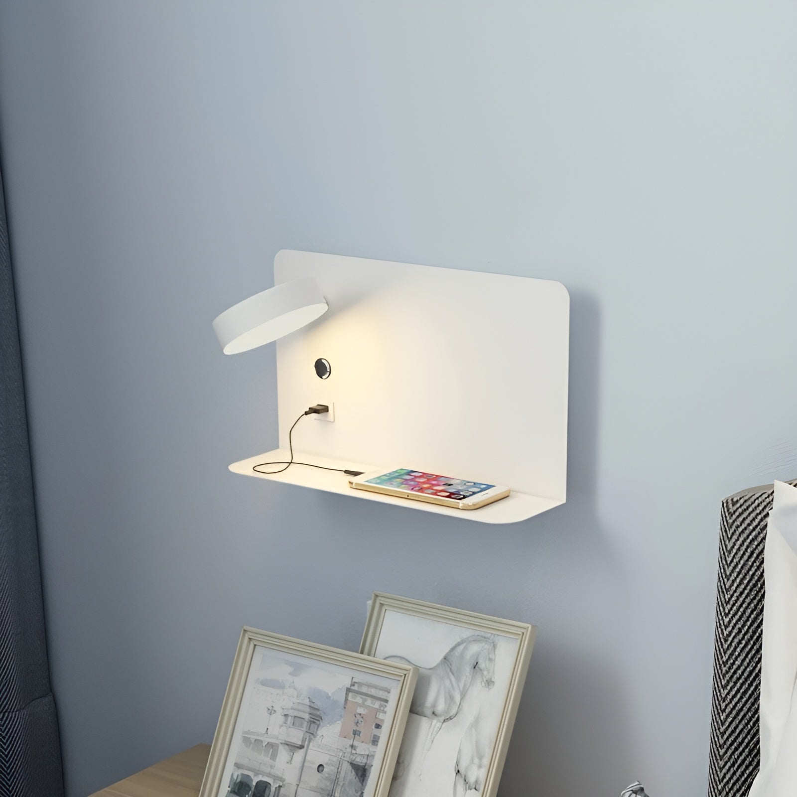 Junips | Wall lamp – Rechargeable elegance with USB LED lighting for a luxurious atmosphere