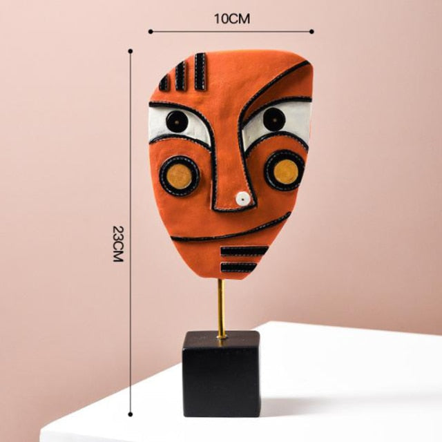 Junips | Abstract Pop Art Face Home Sculpture