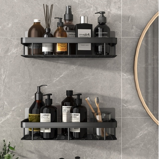 Junips | Metal Suction Cup Bathroom Shelves