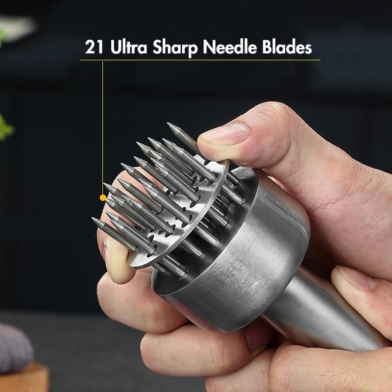 Junips | Stainless Steel Ultra Sharp Meat Tenderizer