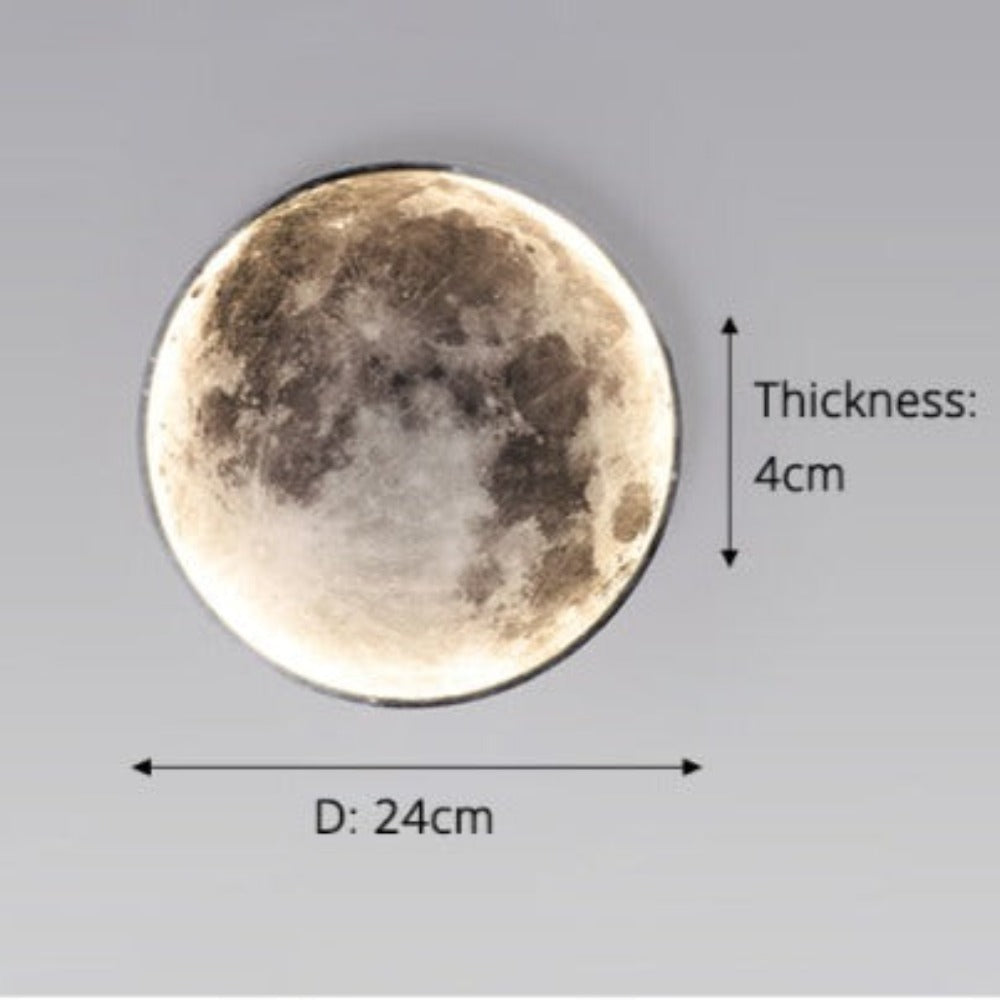 Junips | 3D LED Moon or Earth Ceiling or Wall Light