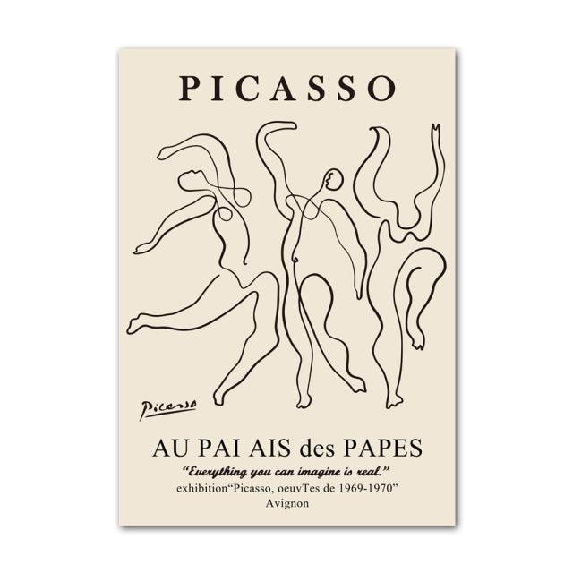 Junips | Henri Matisse Picasso Abstract Canvas