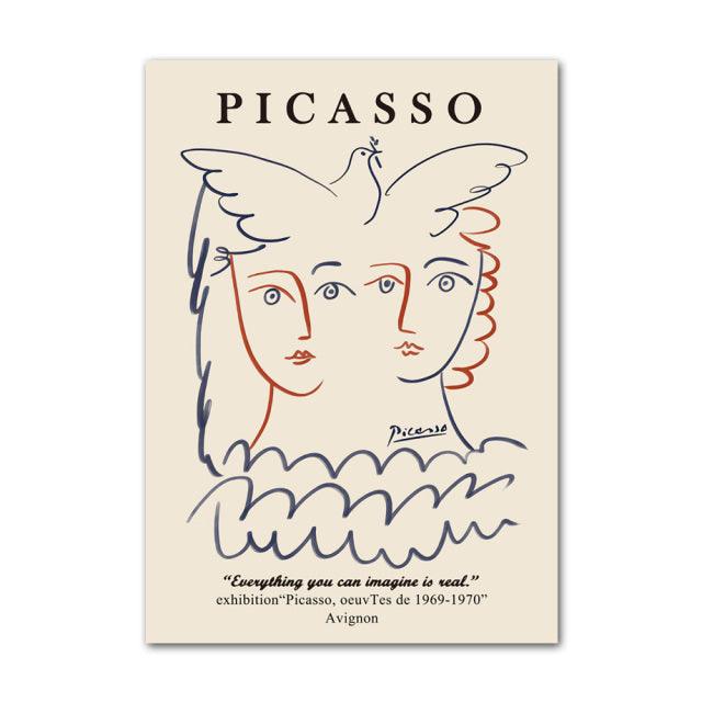 Junips | Henri Matisse Picasso Abstract Canvas