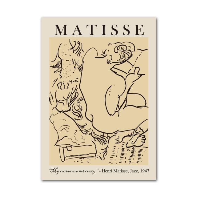 Junips | Henri Matisse Picasso Abstract Canvas