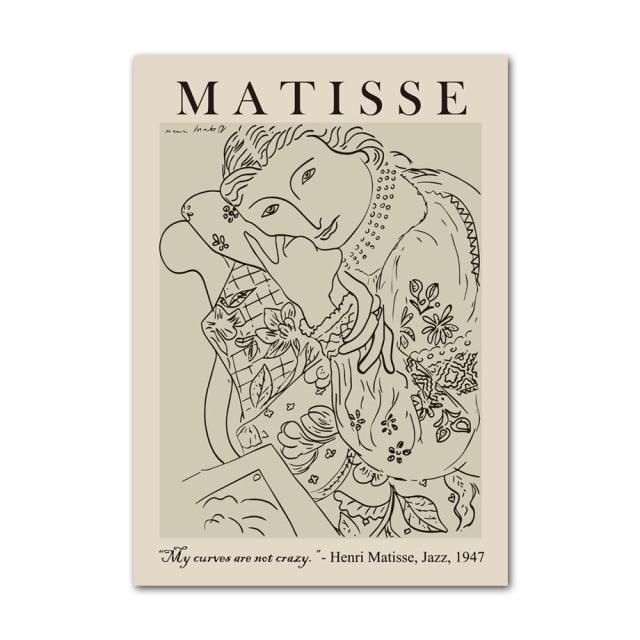 Junips | Henri Matisse Picasso Abstract Canvas