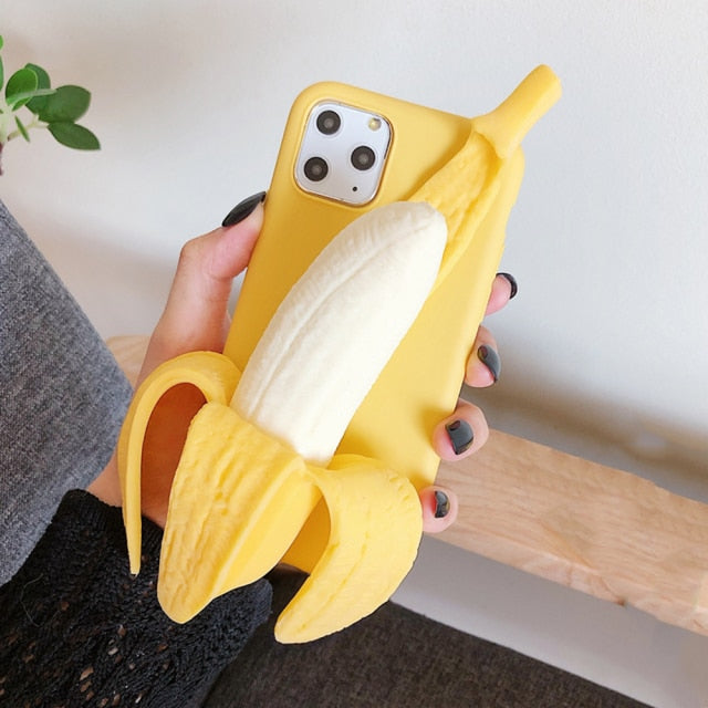 Junips | Funny Stress Reliever 3D Banana Phone Case