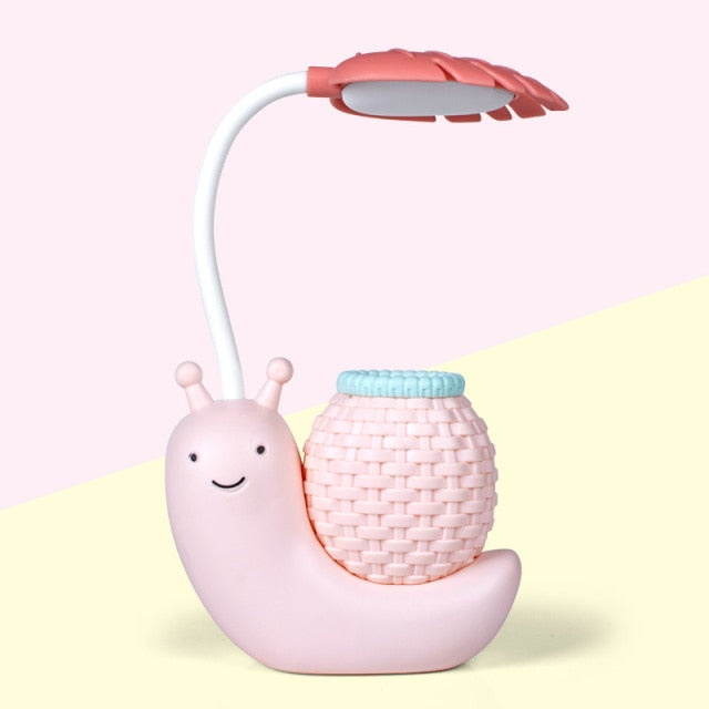 Junips | Snail pencil holder desk lamp children