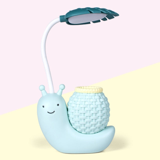 Junips | Snail pencil holder desk lamp children