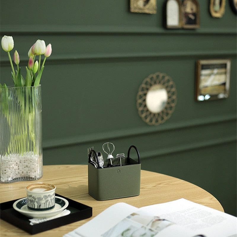 Junips | Oslo Leather Storage Basket