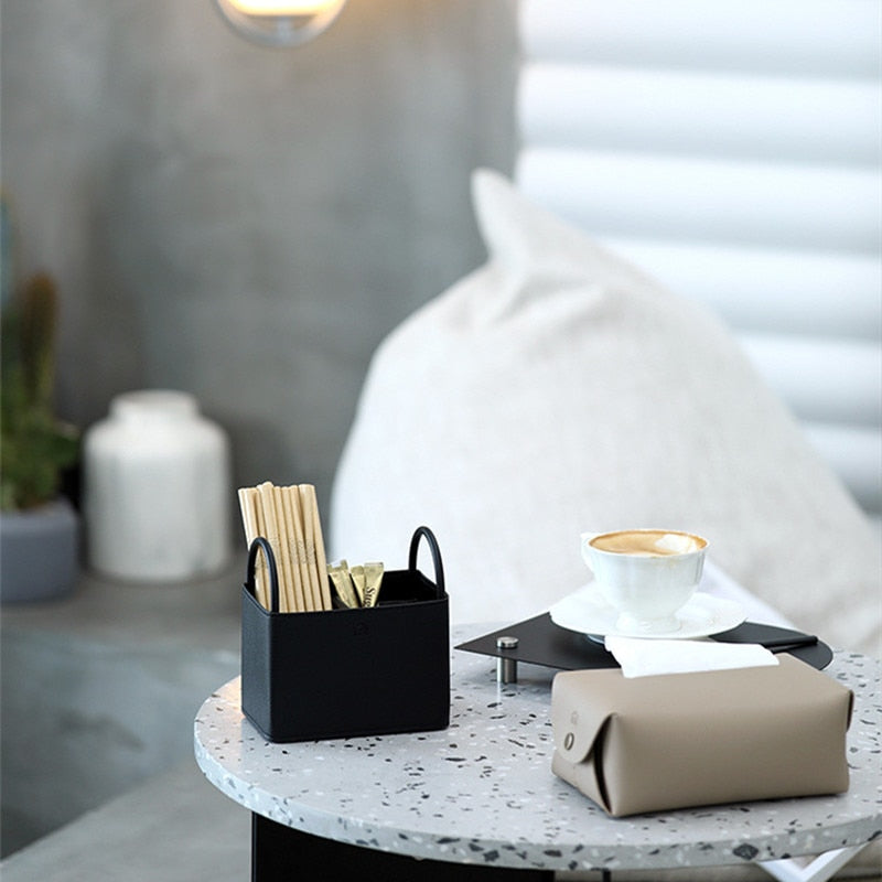 Junips | Oslo Leather Storage Basket