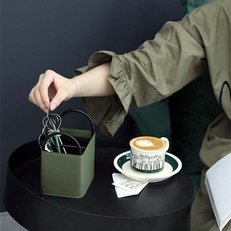 Junips | Oslo Leather Storage Basket