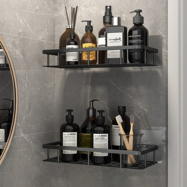 Junips | Metal Suction Cup Bathroom Shelves