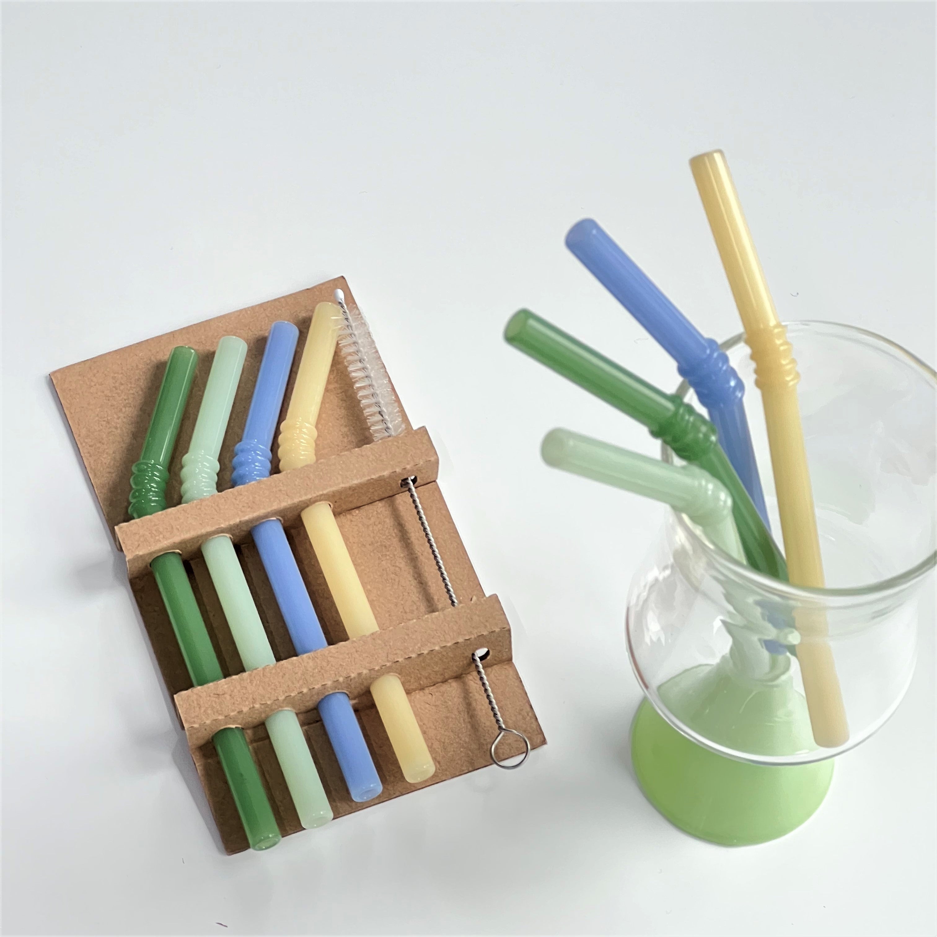Junips | Glass straw - Set of 4