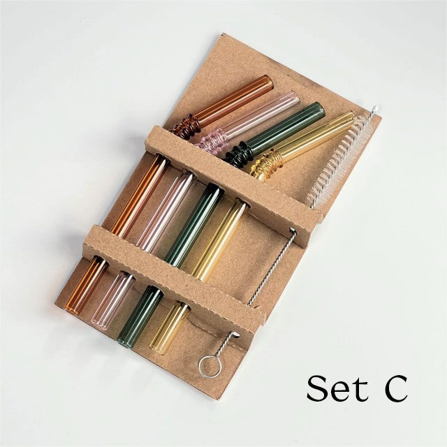 Junips | Glass straw - Set of 4