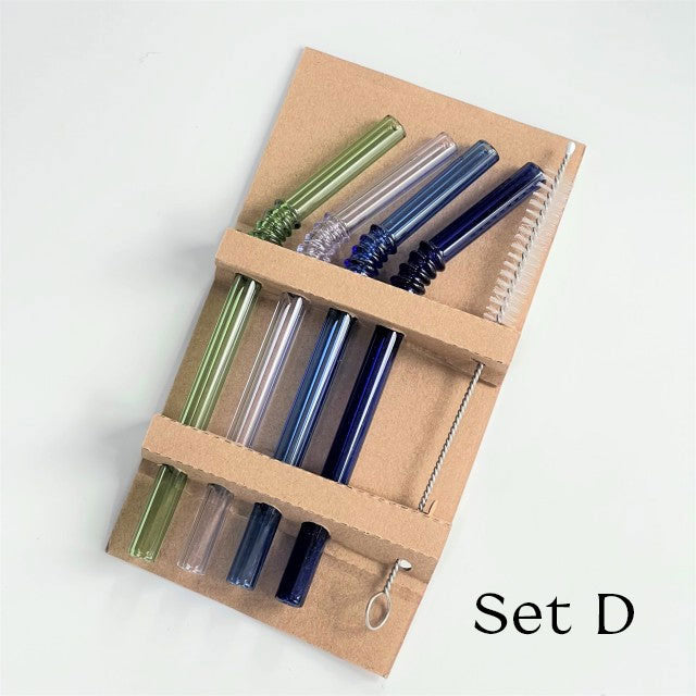 Junips | Glass straw - Set of 4