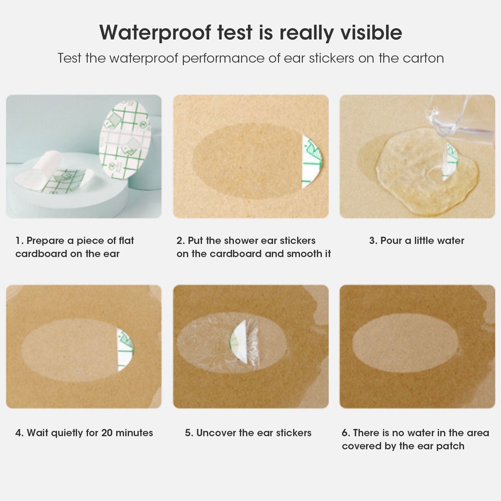 Junips | Disposable Waterproof Swimming Ear Covers | Antibacterial PU Membrane Adhesive Patches | Infant & Adult Multi-Pack