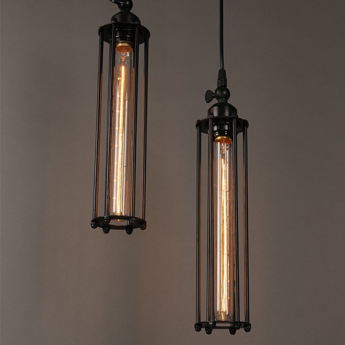 Junips | Pendant light in vintage country house style - Hanging lamp in iron cage style