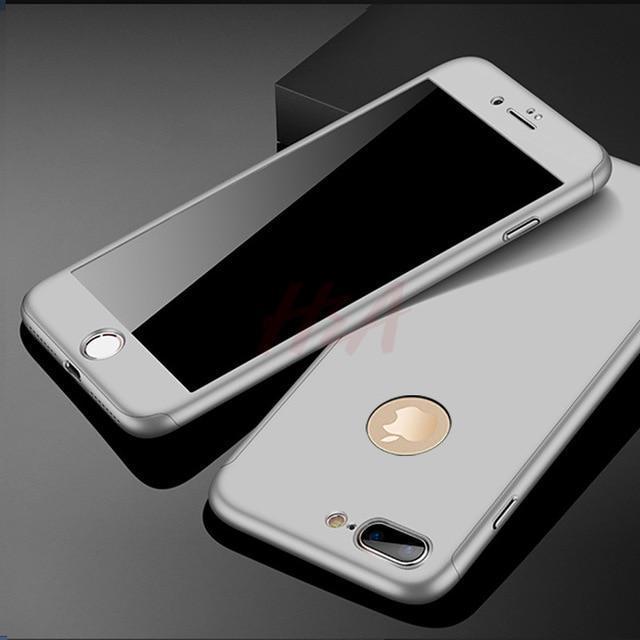 Junips | 360 Full Protection Phone Case For iPhone With Front Glass Cover