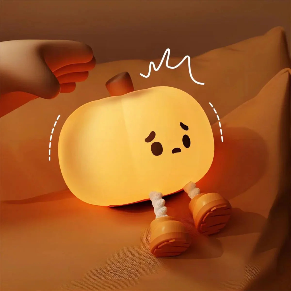 Junips | Pumpkinshape – Soothing pumpkin-shaped night light for relaxed children’s sleep