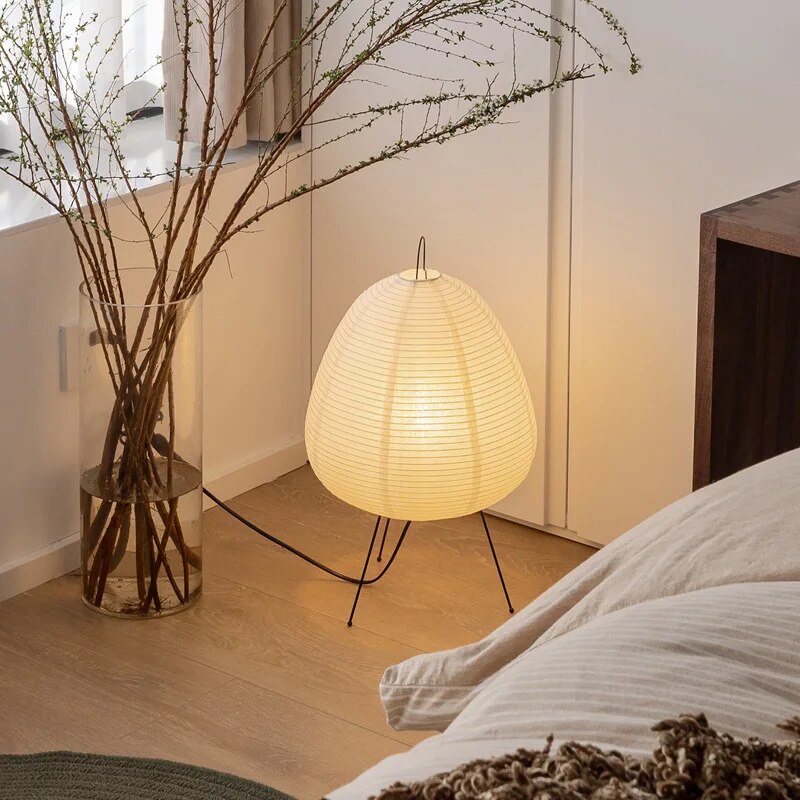 Junips | Table Lamp Paper Shade Japanese Style Light