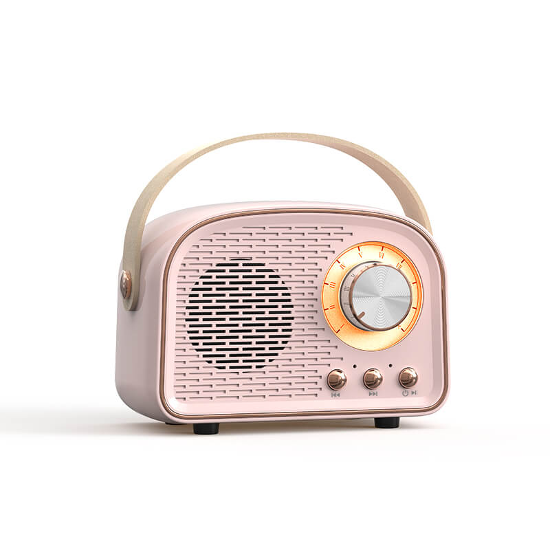 Junips | Retro Round Radio Bluetooth Speaker